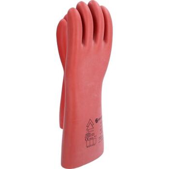 Elektriker-Schutzhandschuh mit mechanischem Schutz, Größe 12, Klasse 4, rot