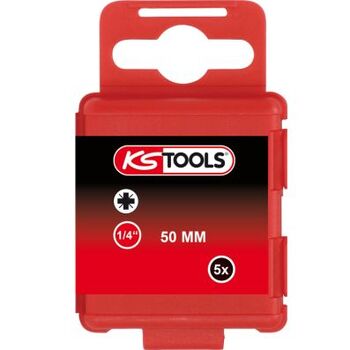 1/4" Bit PZ, 50mm, PZ0, 5er Pack