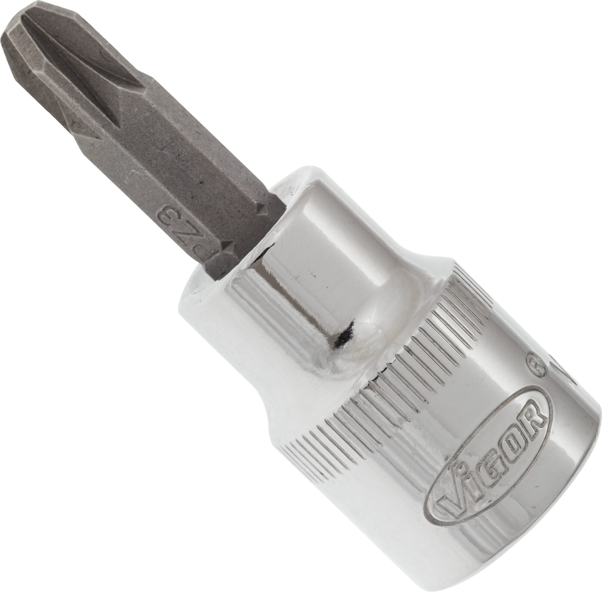 VIGOR Schraubendreher-Einsatz · V2289N · Vierkant hohl 10 mm (3/8 Zoll) · Pozidriv Profil PZ · PZ3