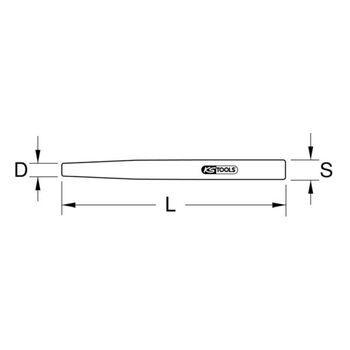 BRONZEplus Durchtreiber, 4 mm