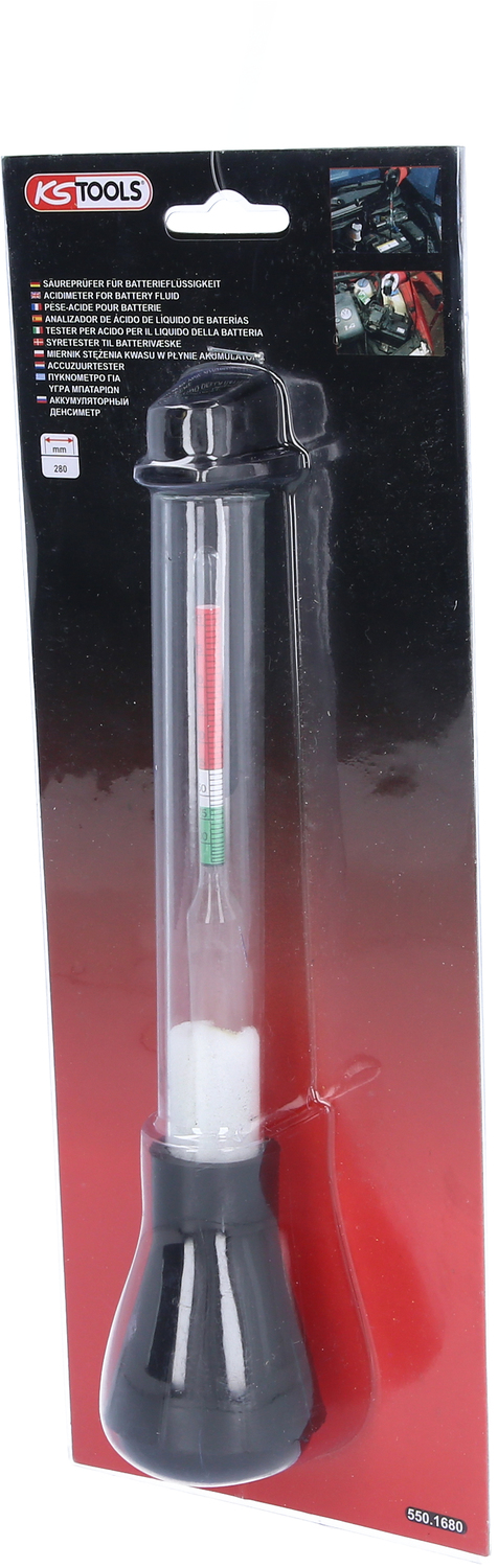 Säureprüfer für Batterieflüssigkeit, 280mm