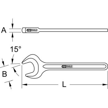 BRONZEplus Einmaulschlüssel 1.3/16"