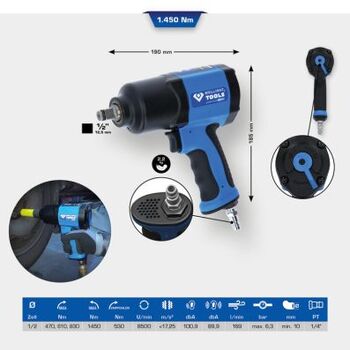 Schlagschrauber (Druckluft) KS TOOLS  BT160100