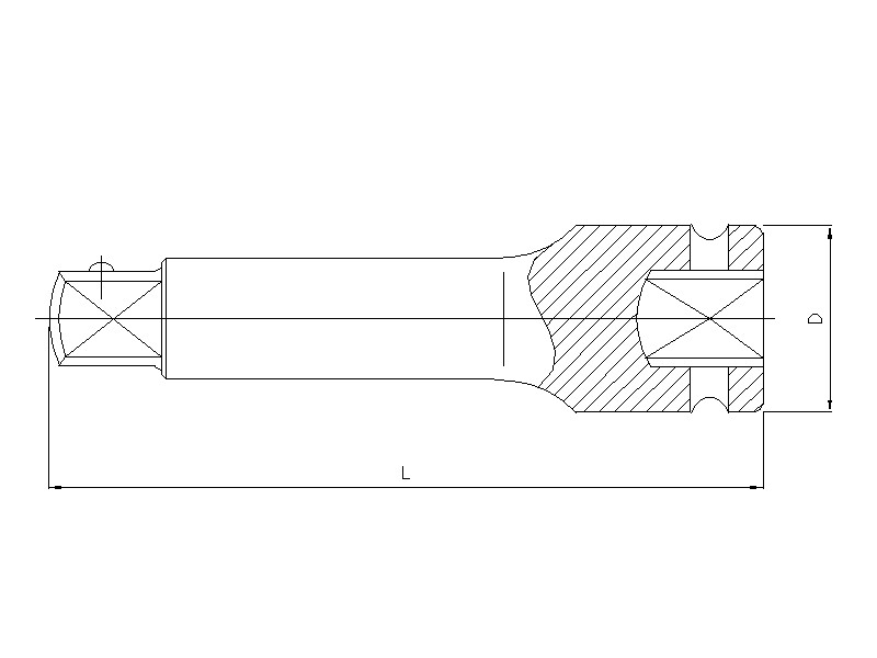 Werkzeug Sonic Kraft-Verlängerung 1" 400mm 7345400