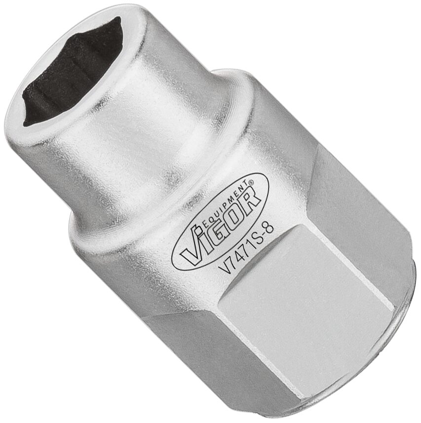 VIGOR Steckschlüsseleinsatz · kurz · 8 mm · V7471S-8 · 8 mm