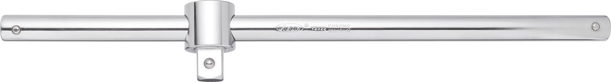 VIGOR Gleitgriff · V2322N · Vierkant massiv 20 mm (3/4 Zoll) · 450 mm