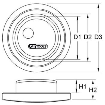 Radlager-Einbauhilfe für DAF Ø 91,5x99,5x147,5 mm