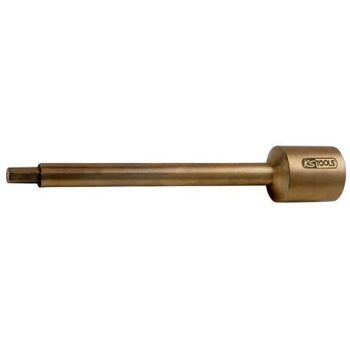 BRONZEplus Bit-Stecknuss Innensechskant 1/2" lang 5x180 mm