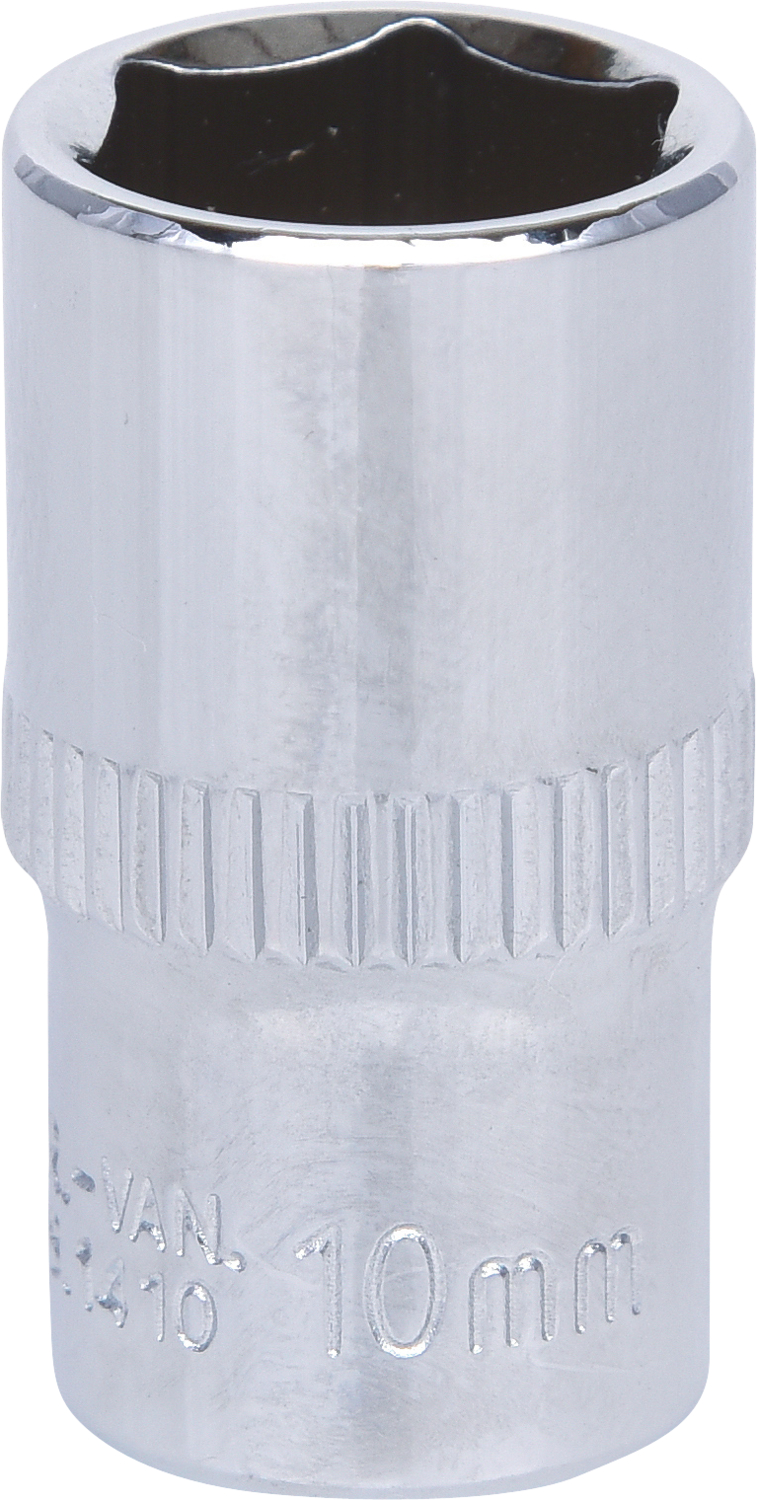 1/4" CHROMEplus Sechskant-Stecknuss, 10mm