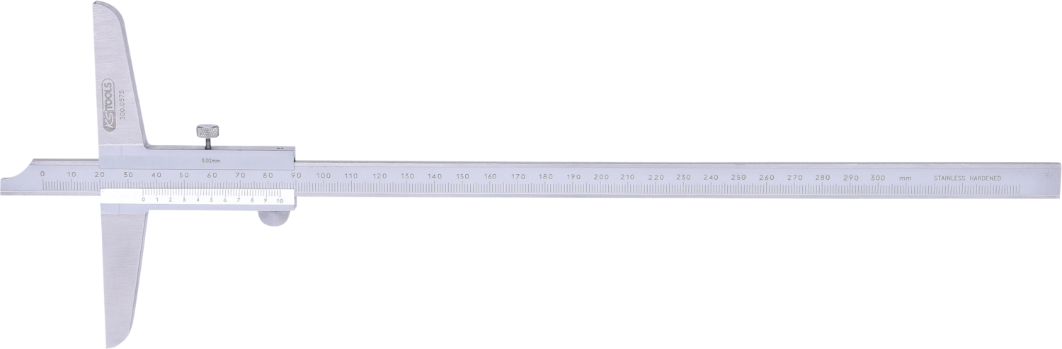 Tiefenmessschieber, 0-300mm, Höhe150mm