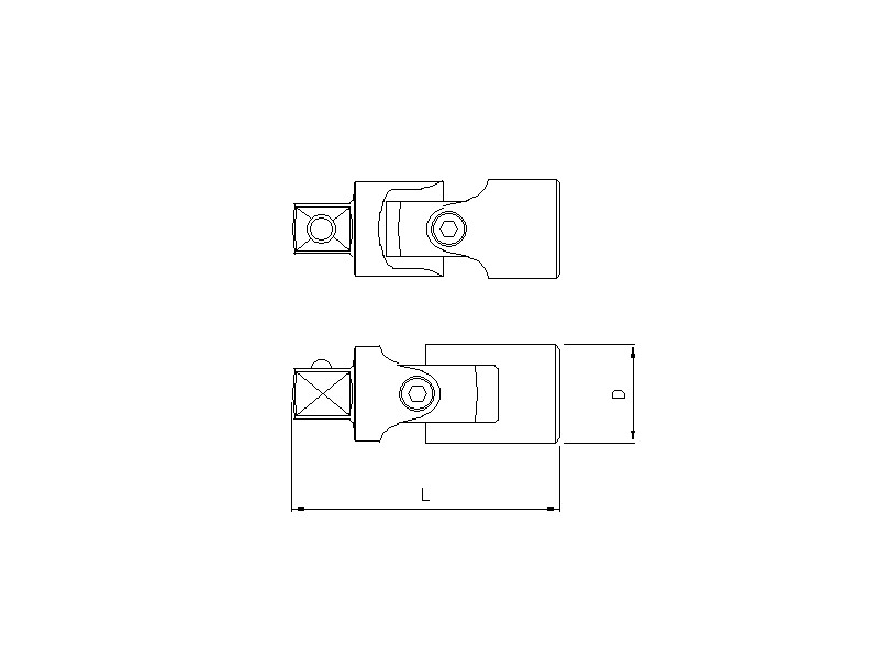 Werkzeug Sonic Kardangelenk 1/4" 71511