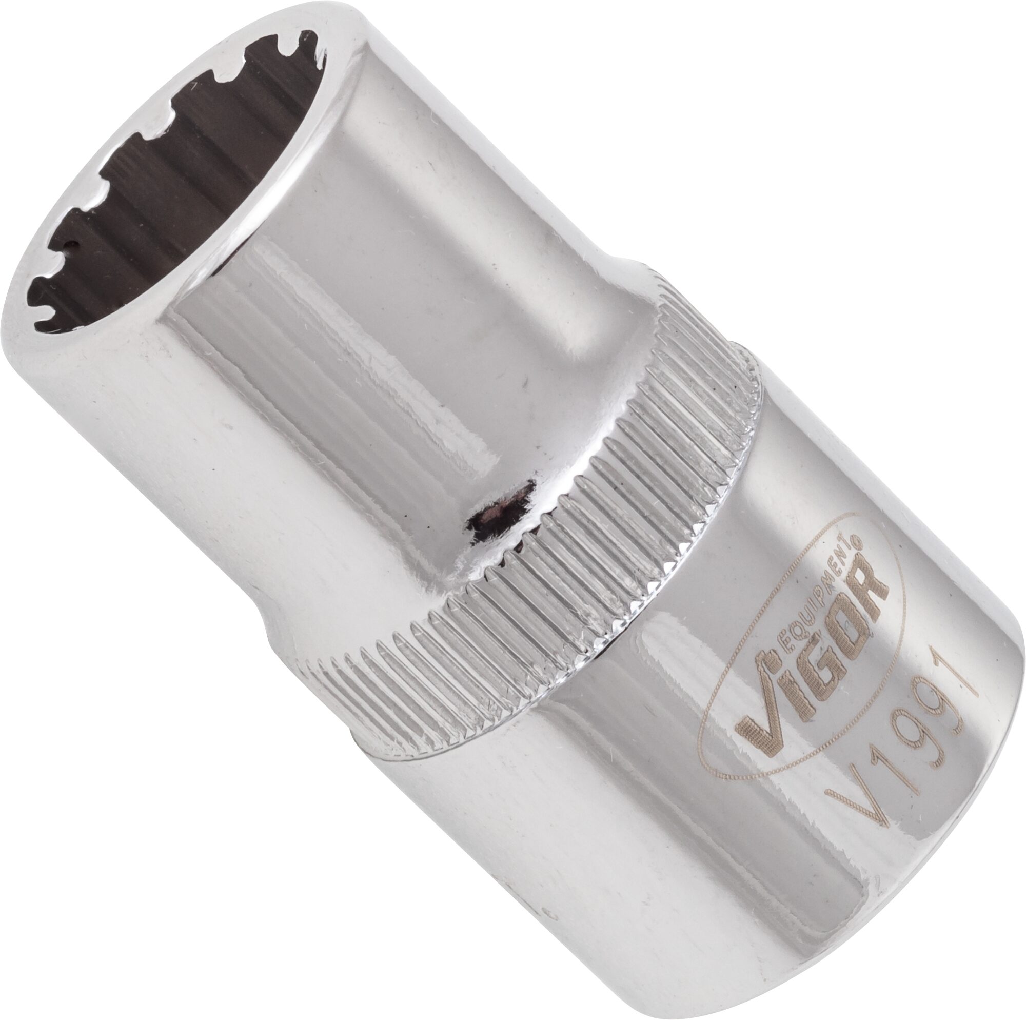 VIGOR Multiprofil Steckschlüsseleinsatz · V1991 · Vierkant hohl 12,5 mm (1/2 Zoll) · Multiprofil · 13 mm