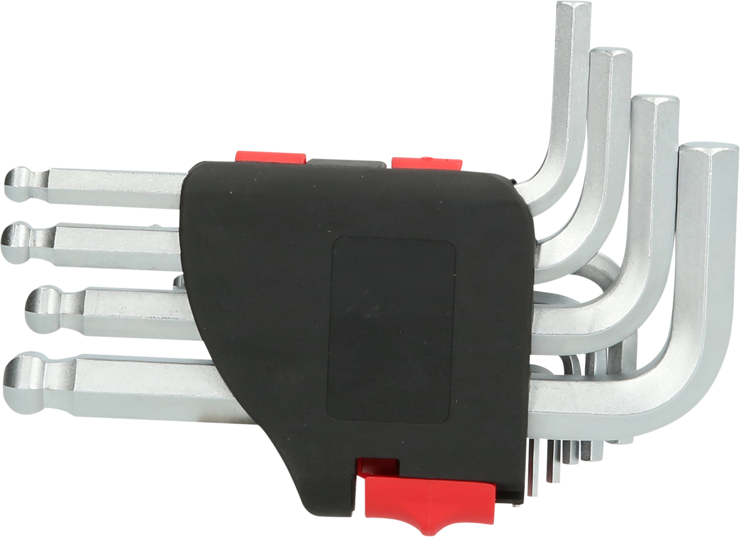 Kugelkopf-Innensechskant-Winkelstiftschlüssel-Satz, 10-tlg, kurz, 1,5-10mm