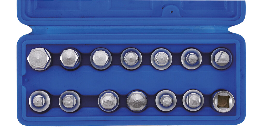 Werkzeug Sonic Ablassschraubenschlüssel-Satz 3/8" 14-tlg. 802214