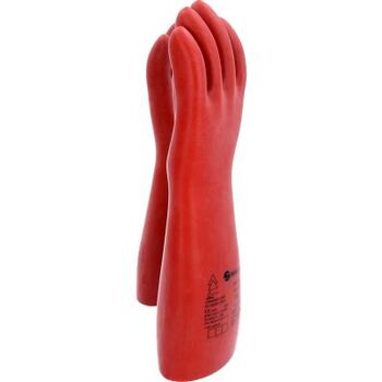 Elektriker-Schutzhandschuh mit mechanischen und thermischen Schutz, Größe 10, Klasse 4, rot