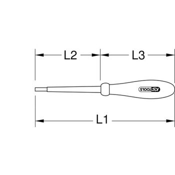 Innensechskant-Schraubendreher mit Schutzisolierung, 6mm