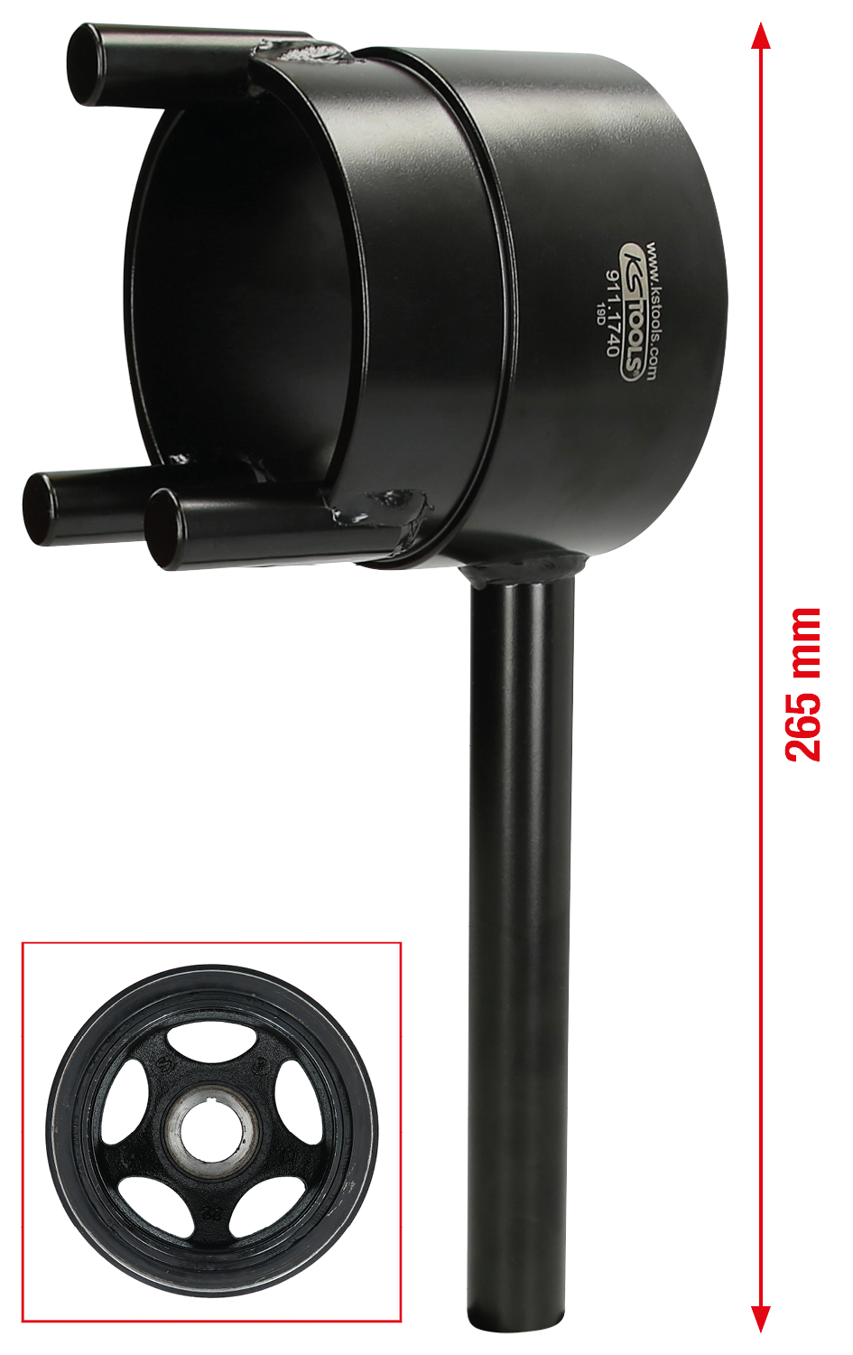 Riemenscheiben-Gegenhalte-Schlüssel für Mercedes, 265 mm