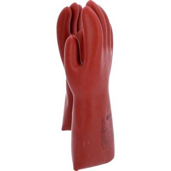 Elektriker-Schutzhandschuh mit mechanischen und thermischen Schutz, Größe 11, Klasse 00, rot