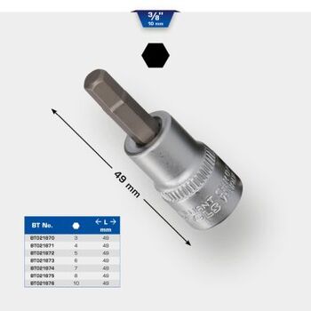 Steckschlüsseleinsatz KS TOOLS  BT021870