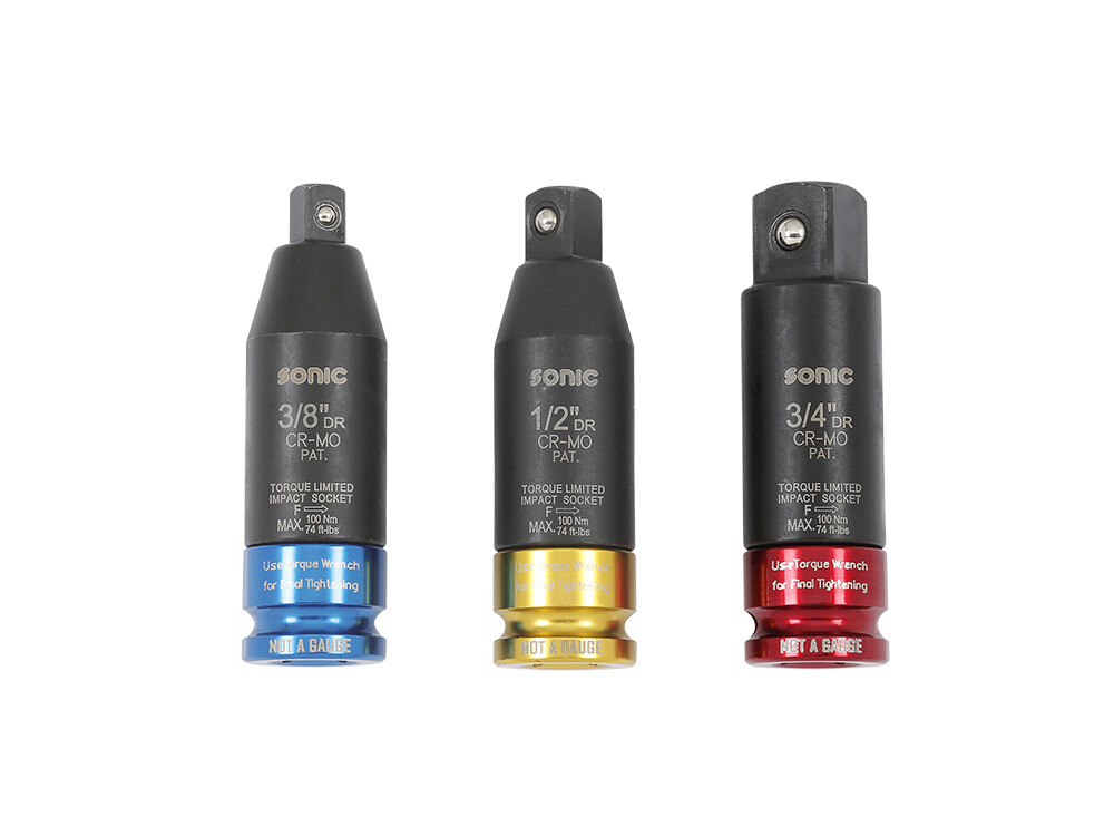 Werkzeug Sonic Kraft-Adapter-Satz 1/2" 3-tlg. 300304