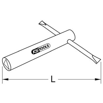 BRONZEplus 3-kant-Steckschlüssel M8