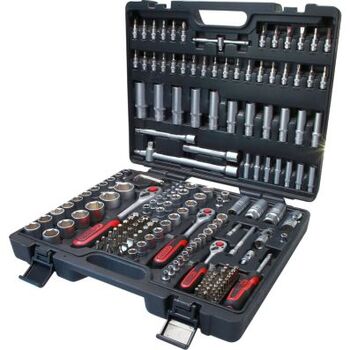1/4"+3/8"+1/2" Steckschlüssel-Satz, 179-tlg 1/4"+3/8"+1/2" Steckschlüssel-Satz, 179-tlg