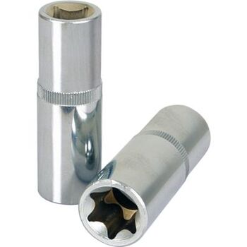 1/2" CHROMEplus Torx-E-Stecknuss, lang, E12