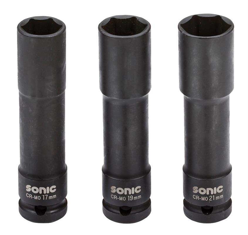 Werkzeug Sonic Kraft-Stecknusssatz 1/2" 3-tlg. 300302