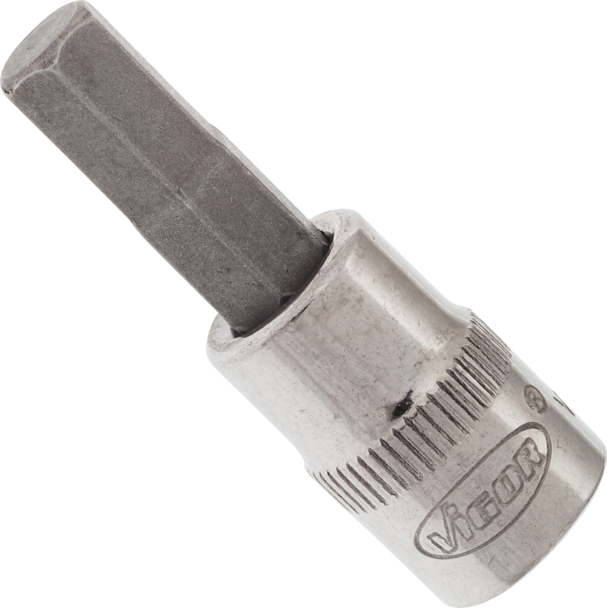 VIGOR Innensechskant Schraubendreher-Einsatz · V2433N · Vierkant hohl 6,3 mm (1/4 Zoll) · Innen Sechskant Profil · 6 mm