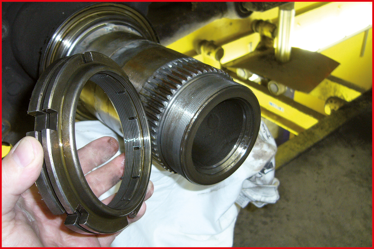 3/4" Nutmuttern-Schlüssel mit Führungsrohr, MAN TGA