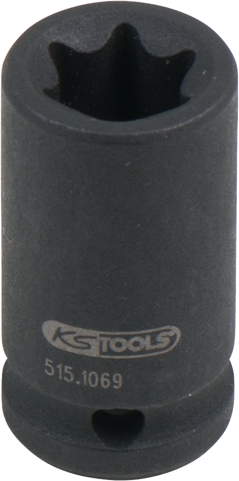 1/4" Torx-E-Kraft-Stecknuss, kurz, E10