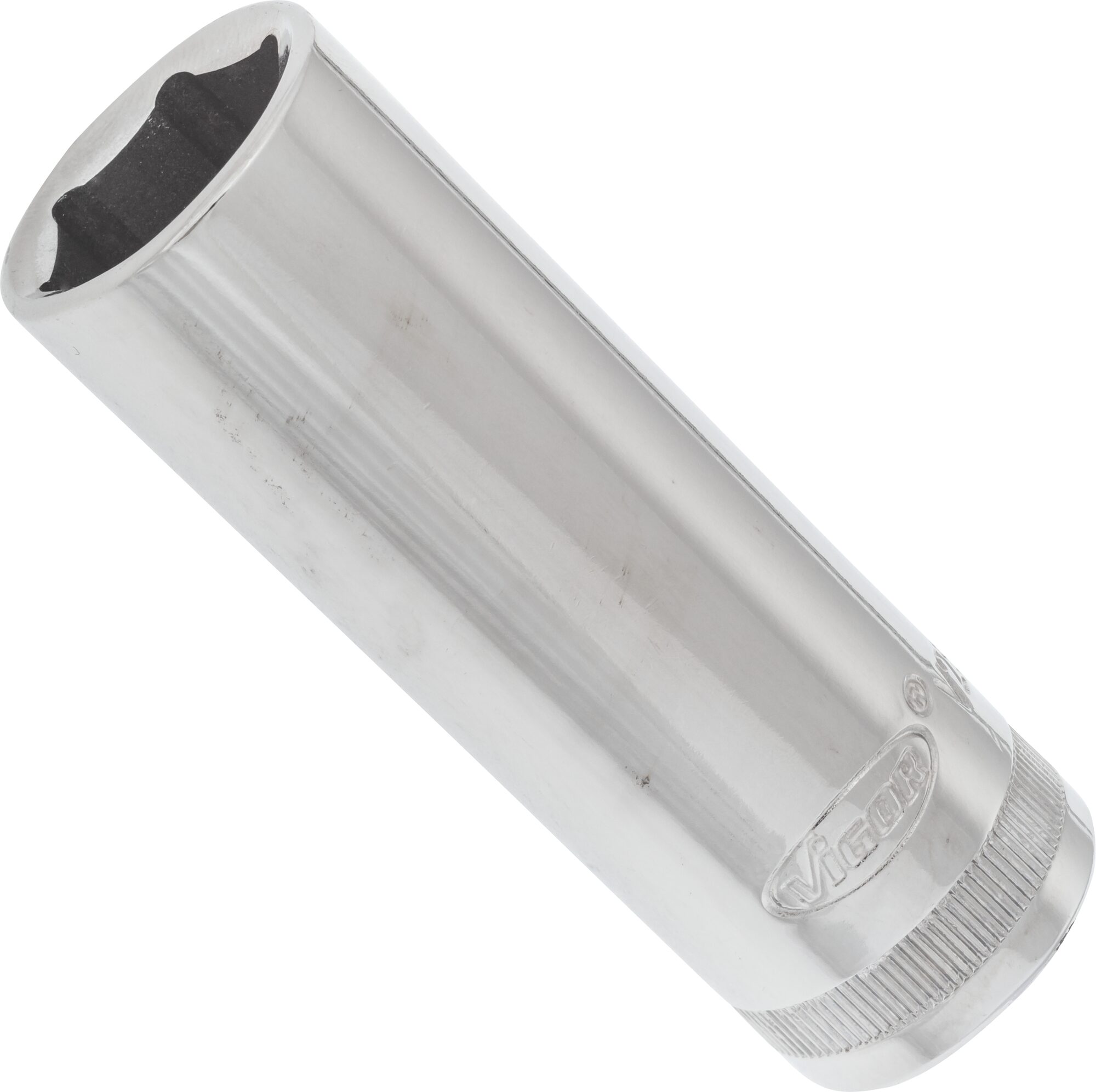 VIGOR Sechskant Steckschlüsseleinsatz · lang · V2589N · Vierkant hohl 12,5 mm (1/2 Zoll) · Außen Sechskant Profil · 18 mm