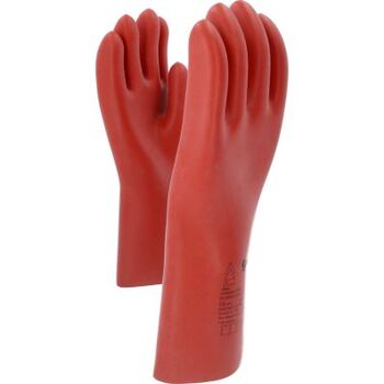 Elektriker-Schutzhandschuh mit mechanischen und thermischen Schutz, Größe 12, Klasse 2, rot