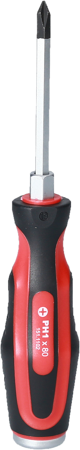 ERGOTORQUEmax Schlagkappen-Schraubendreher, PH1