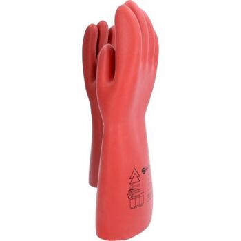 Elektriker-Schutzhandschuh mit mechanischem Schutz, Größe 12, Klasse 4, rot