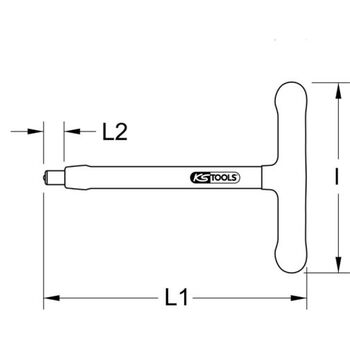 1/4" T-Griff-Aufsteckschlüssel mit Schutzisolierung