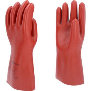 Elektriker-Schutzhandschuh mit mechanischem Schutz, Größe 12, Klasse 1, rot