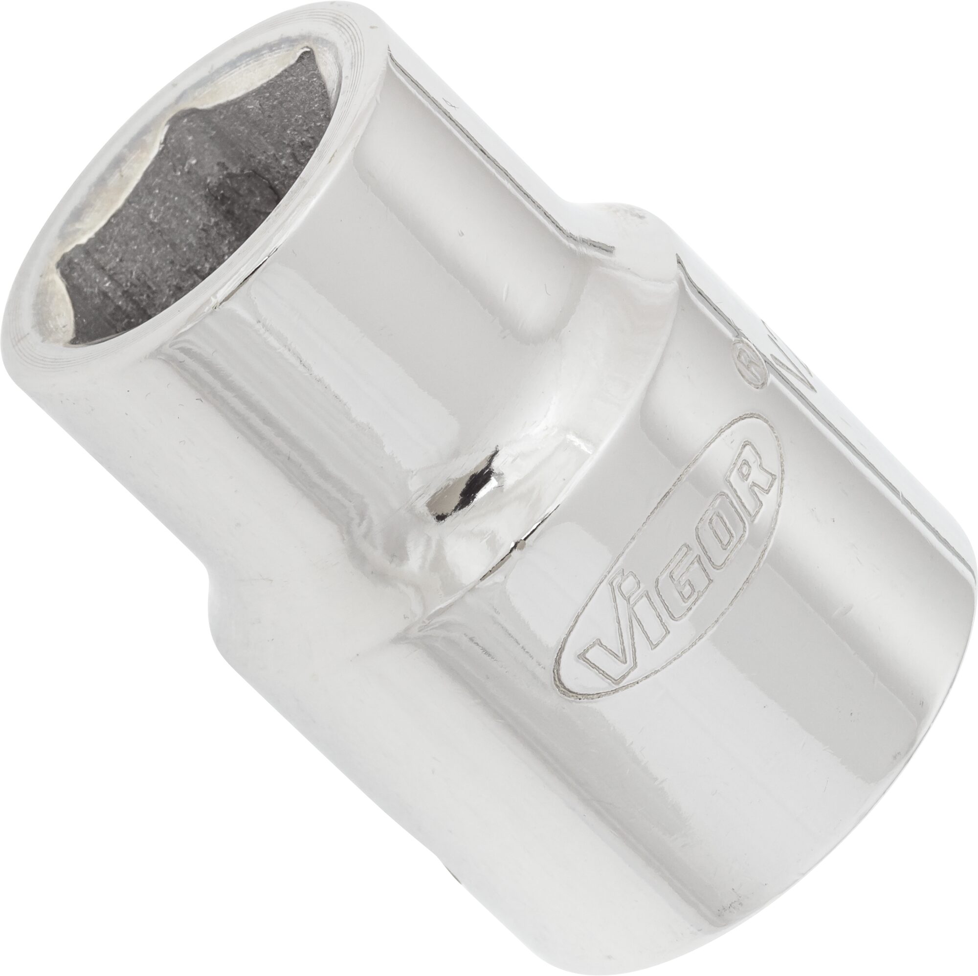 VIGOR Steckschlüsseleinsatz · V2323N · Vierkant hohl 20 mm (3/4 Zoll) · Außen Sechskant Profil · 19 mm