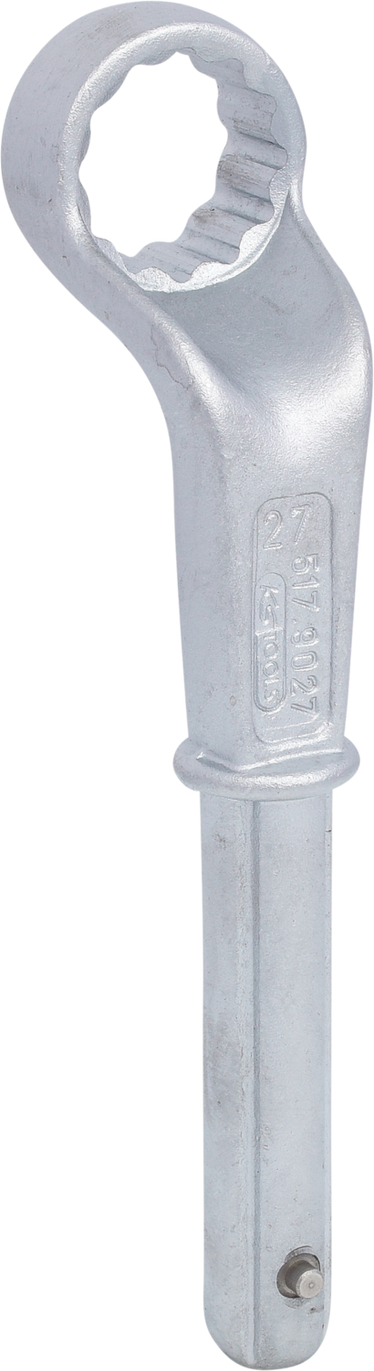 Zugringschlüssel, gekröpft, 27mm