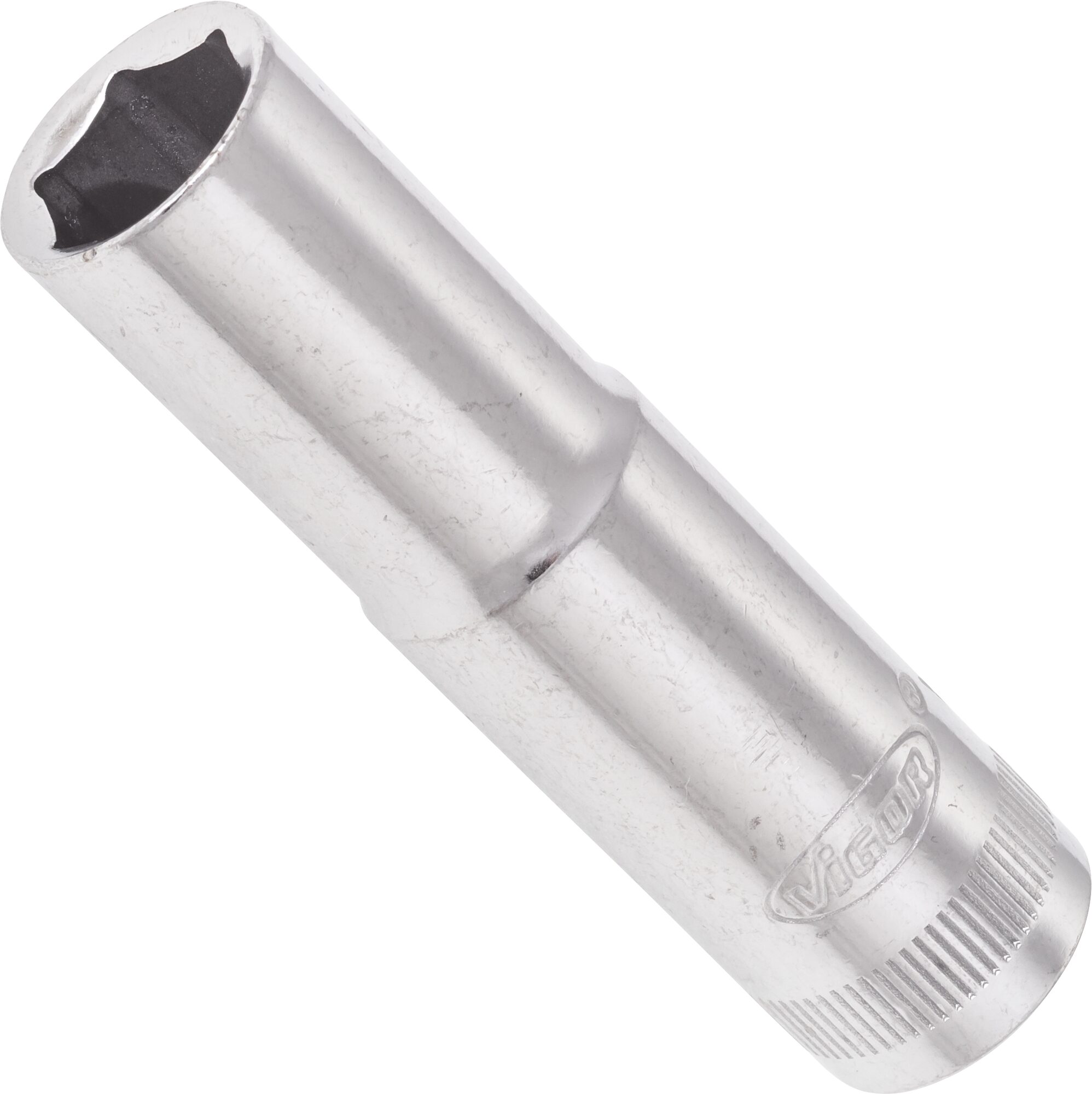 VIGOR Sechskant Steckschlüsseleinsatz · lang · V2019N · Vierkant hohl 10 mm (3/8 Zoll) · Außen Sechskant Profil · 11 mm