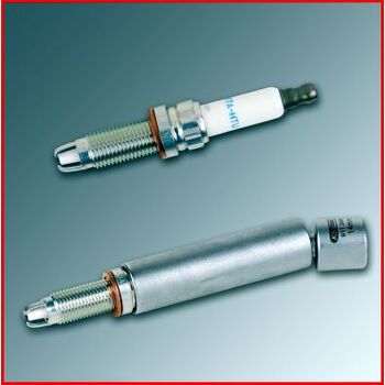 3/8" Spezial-Zündkerzen-Stecknuss für BMW mit Gelenk, 14mm