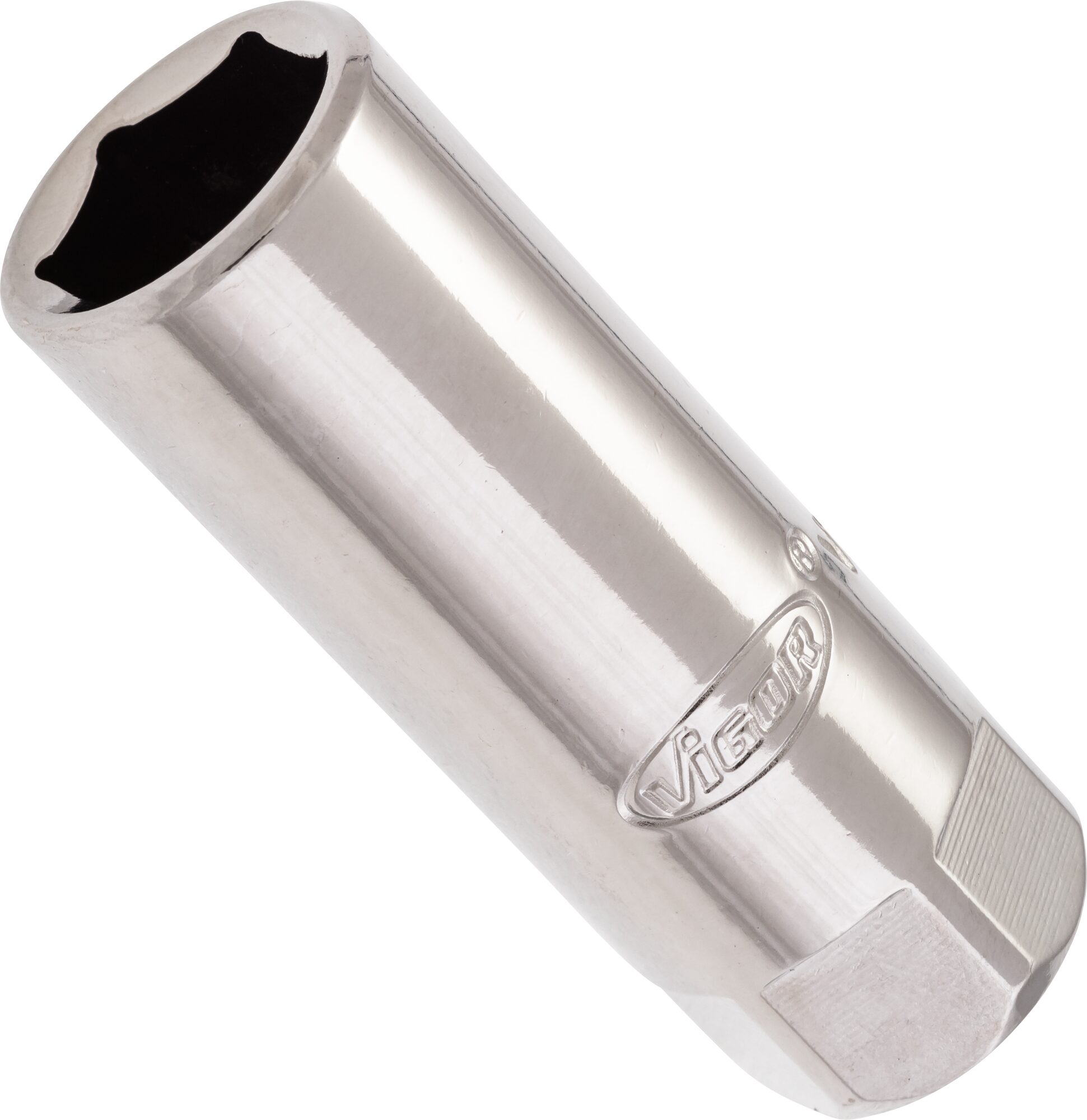 VIGOR Zündkerzen-Einsatz · V2578N · Vierkant hohl 12,5 mm (1/2 Zoll) · Außen Sechskant Profil · 16 mm