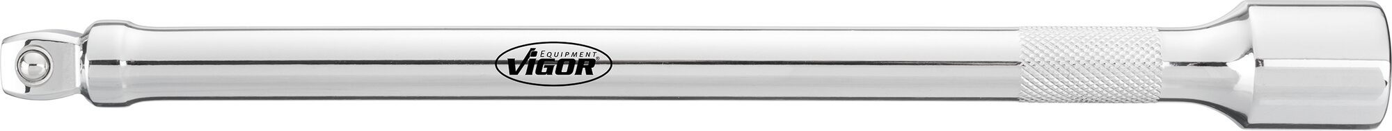 VIGOR Schwenkbare Verlängerung · V4319 · Vierkant hohl 12,5 mm (1/2 Zoll) · Vierkant massiv 12,5 mm (1/2 Zoll) · 250 mm