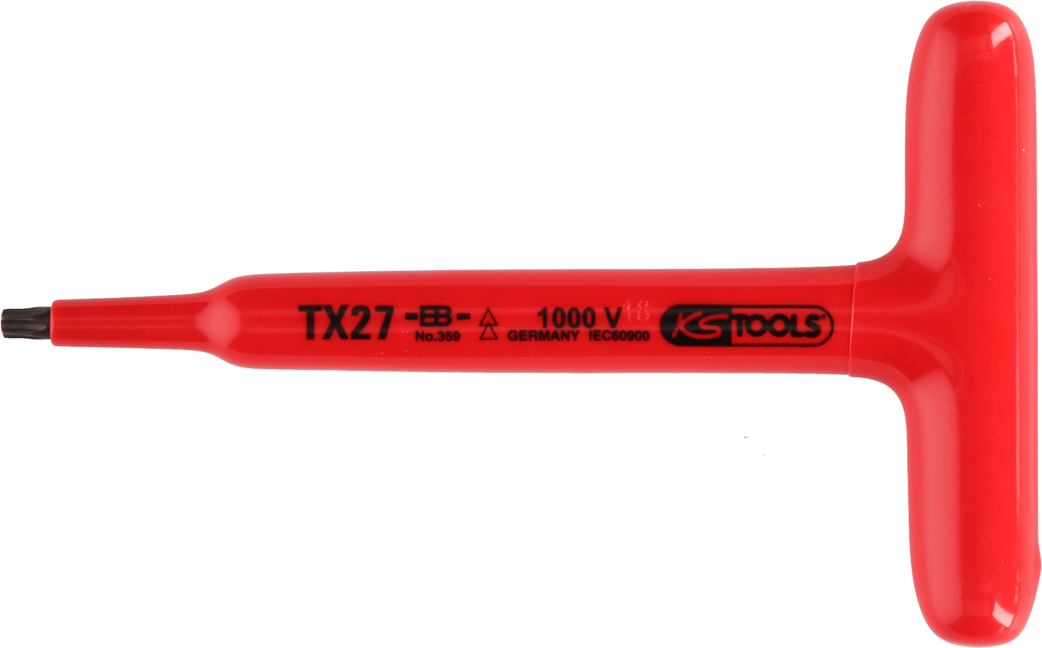 T-Griff-Torx-Stiftschlüssel mit Schutzisolierung, T40, 200 mm
