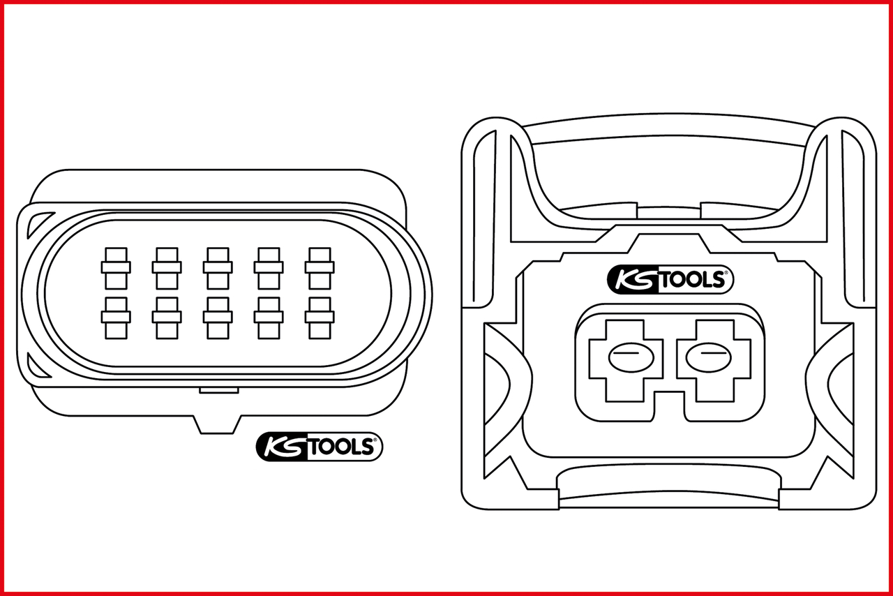 Universal Kabel-Entriegelungswerkzeug-Satz, 3-tlg