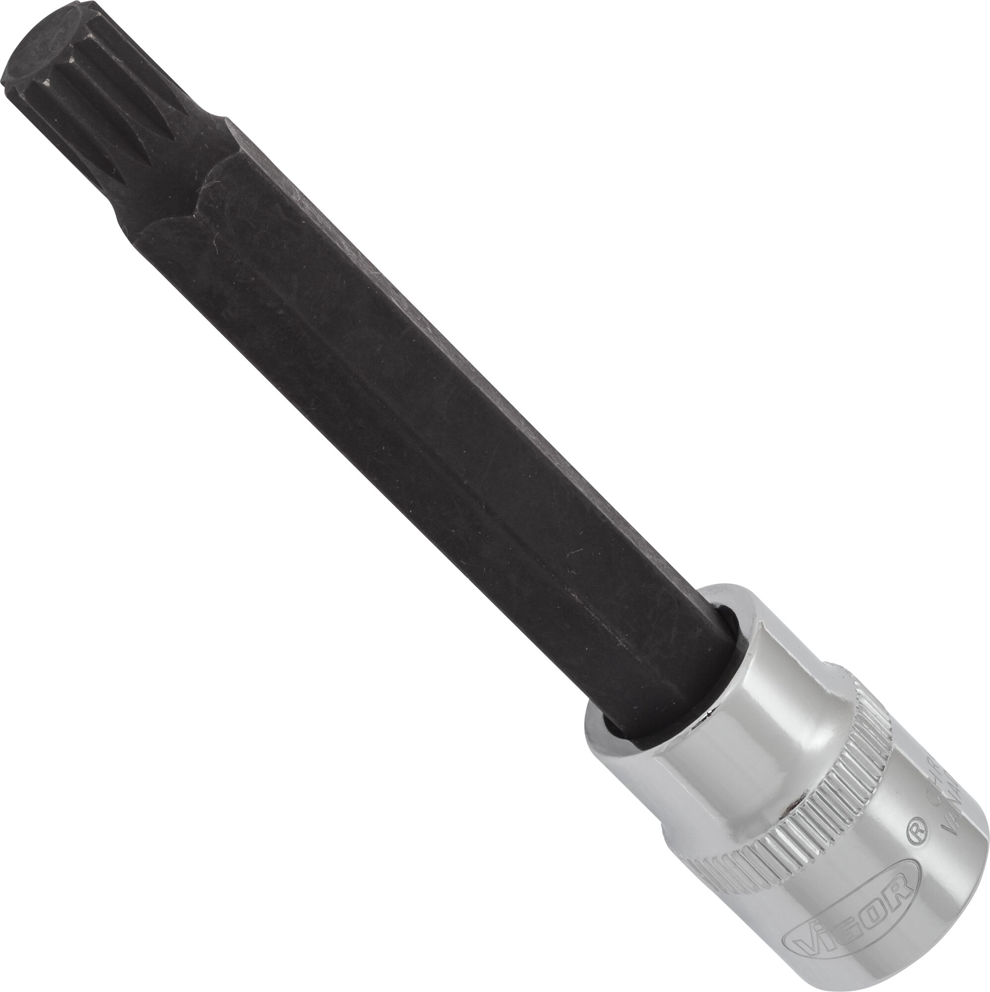VIGOR Schraubendreher-Einsatz · V6117 · Vierkant hohl 10 mm (3/8 Zoll) · Innen Vielzahn Profil XZN · M9