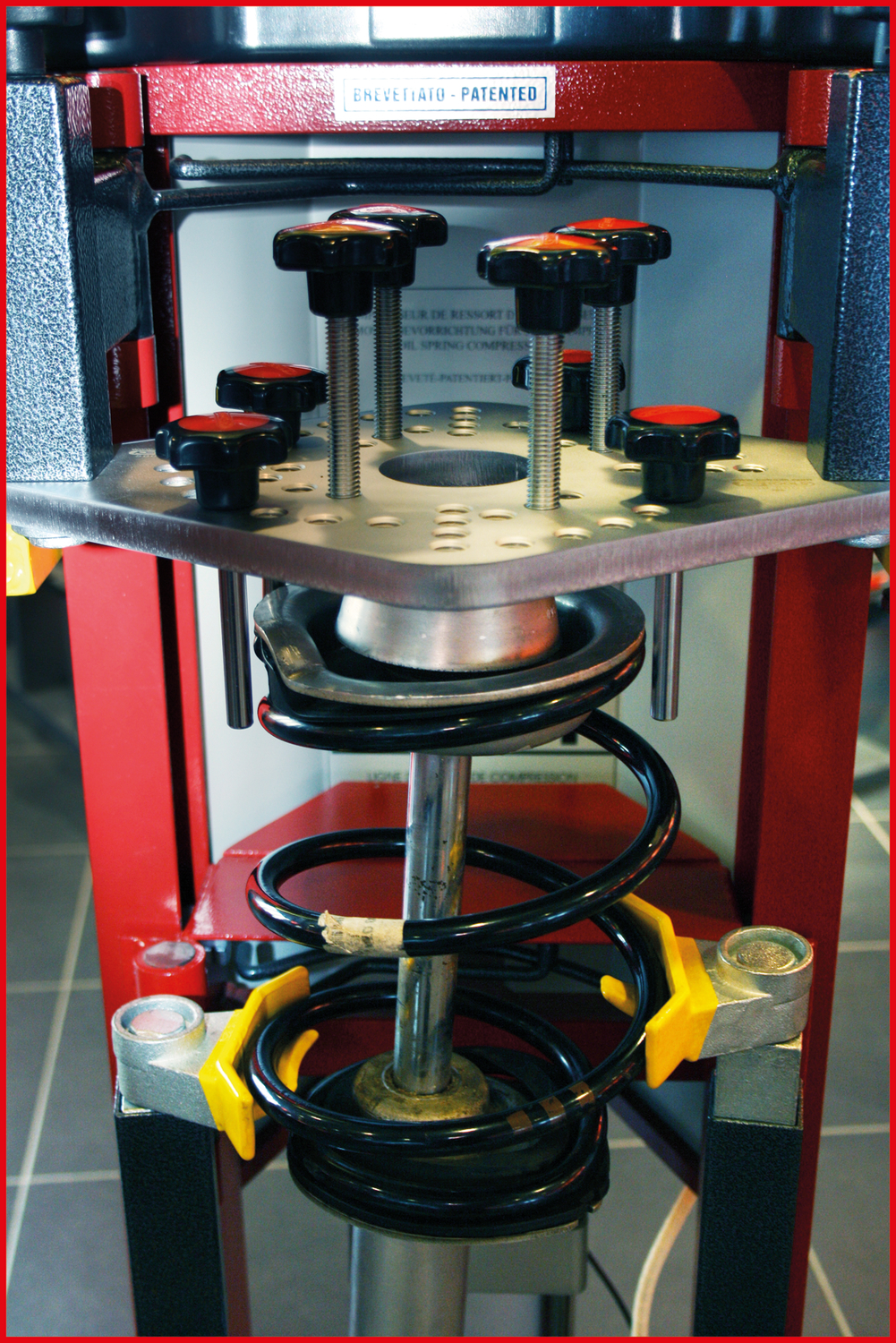 Adapterplatte für Druckluft-Stand-Federspanner
