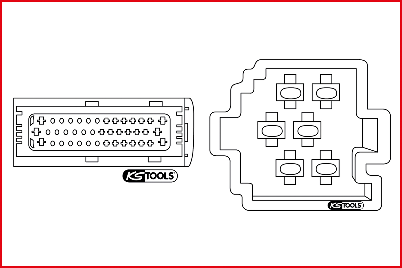 Universal Kabel-Entriegelungswerkzeug-Satz, 3-tlg