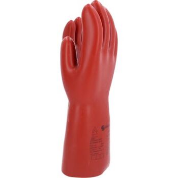 Elektriker-Schutzhandschuh mit mechanischen und thermischen Schutz, Größe 11, Klasse 2, rot