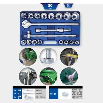 Steckschlüsselsatz KS TOOLS BT025020 Steckschlüsselsatz KS TOOLS BT025020
